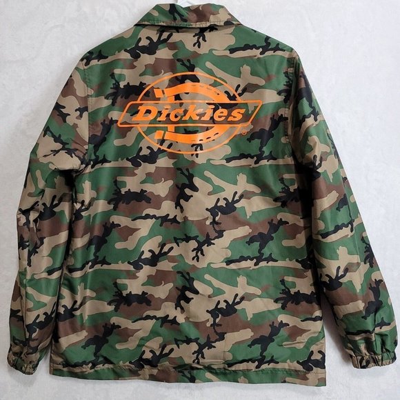DICKIES Girl Camo Jacket Women's Size Large Camouflage Windbreaker NWOT - Picture 5 of 13